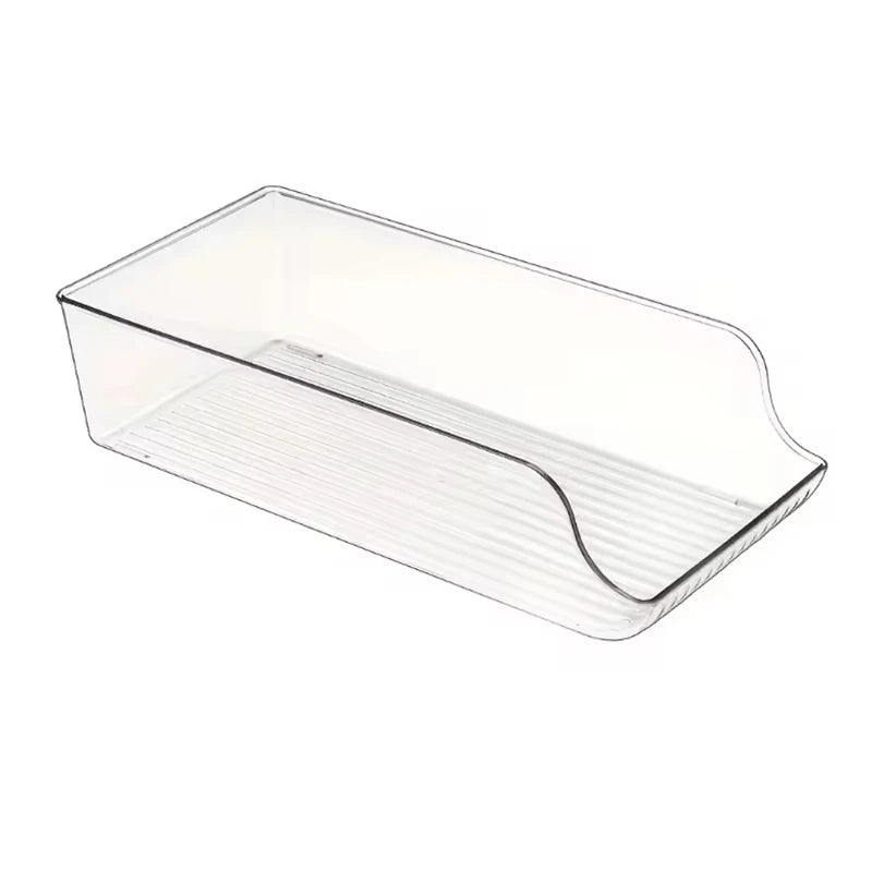 ORGANIZADOR Y DISPENSADOR DE LATAS PARA REFRIGERADOR - ORDEN Y ACCESO RAPIDO

Organizador dispensador para latas de bebidas.
Diseño deslizante que ahorra espacio y mantiene el refrigerador ordenado.